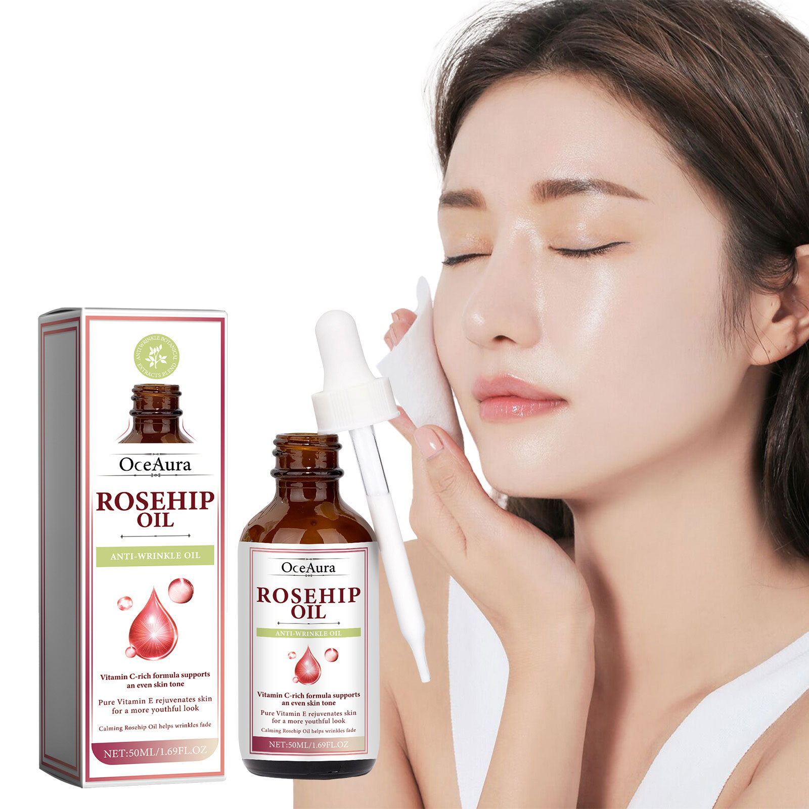 Face Oil Rosehip - Serum Esensi Wajah Minyak Rosehip Memudarkan