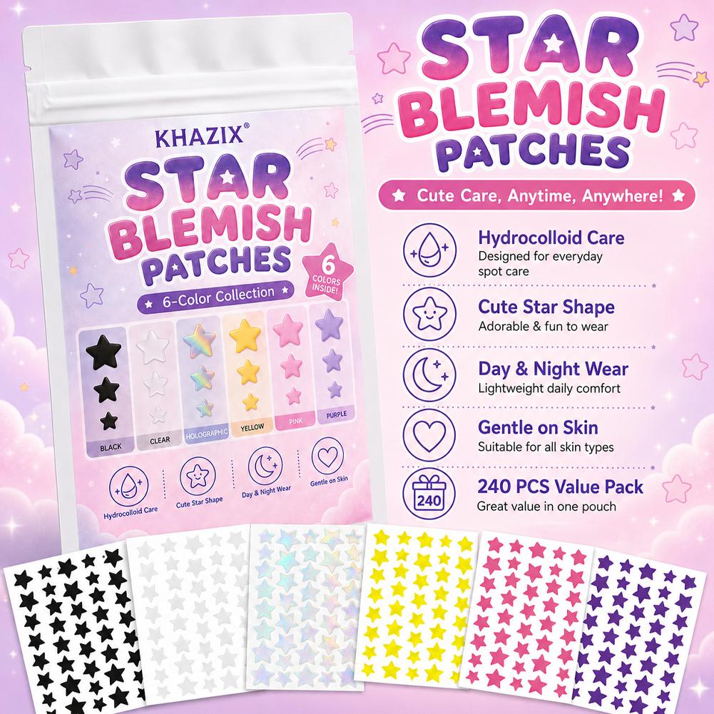 240PCS Plester Jerawat Bentuk  - Hydrocolloid Acne Patch ulasan dan harga