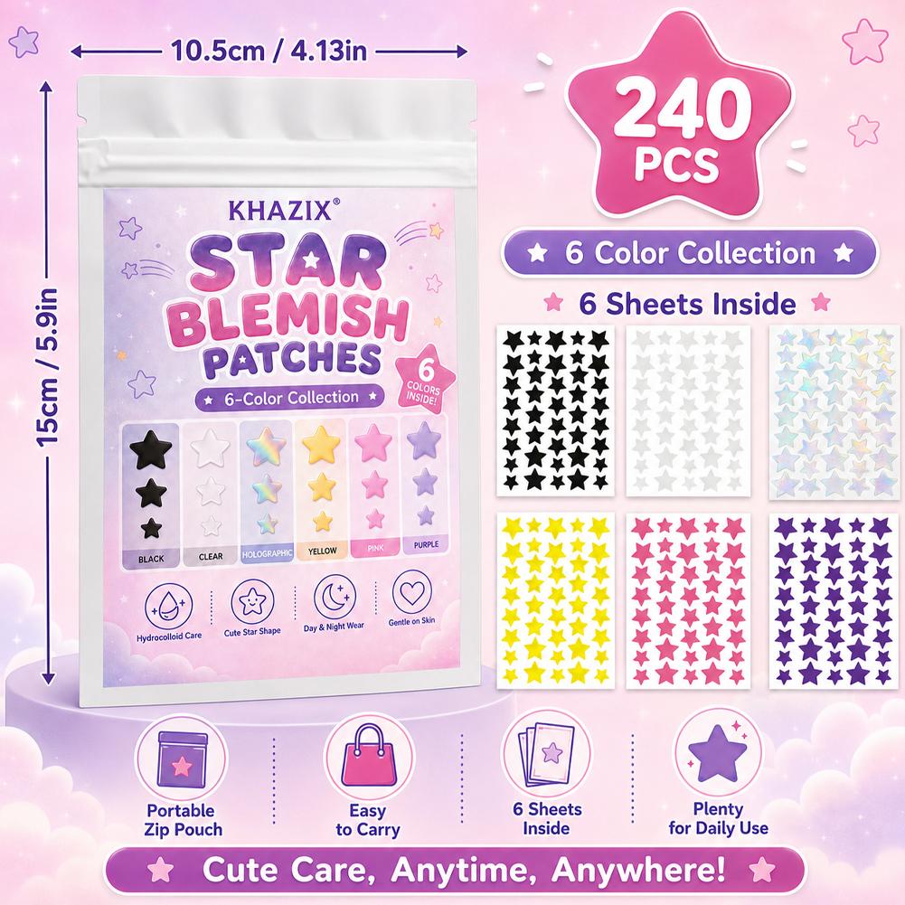 240PCS Plester Jerawat Bentuk  - Hydrocolloid Acne Patch ulasan dan harga