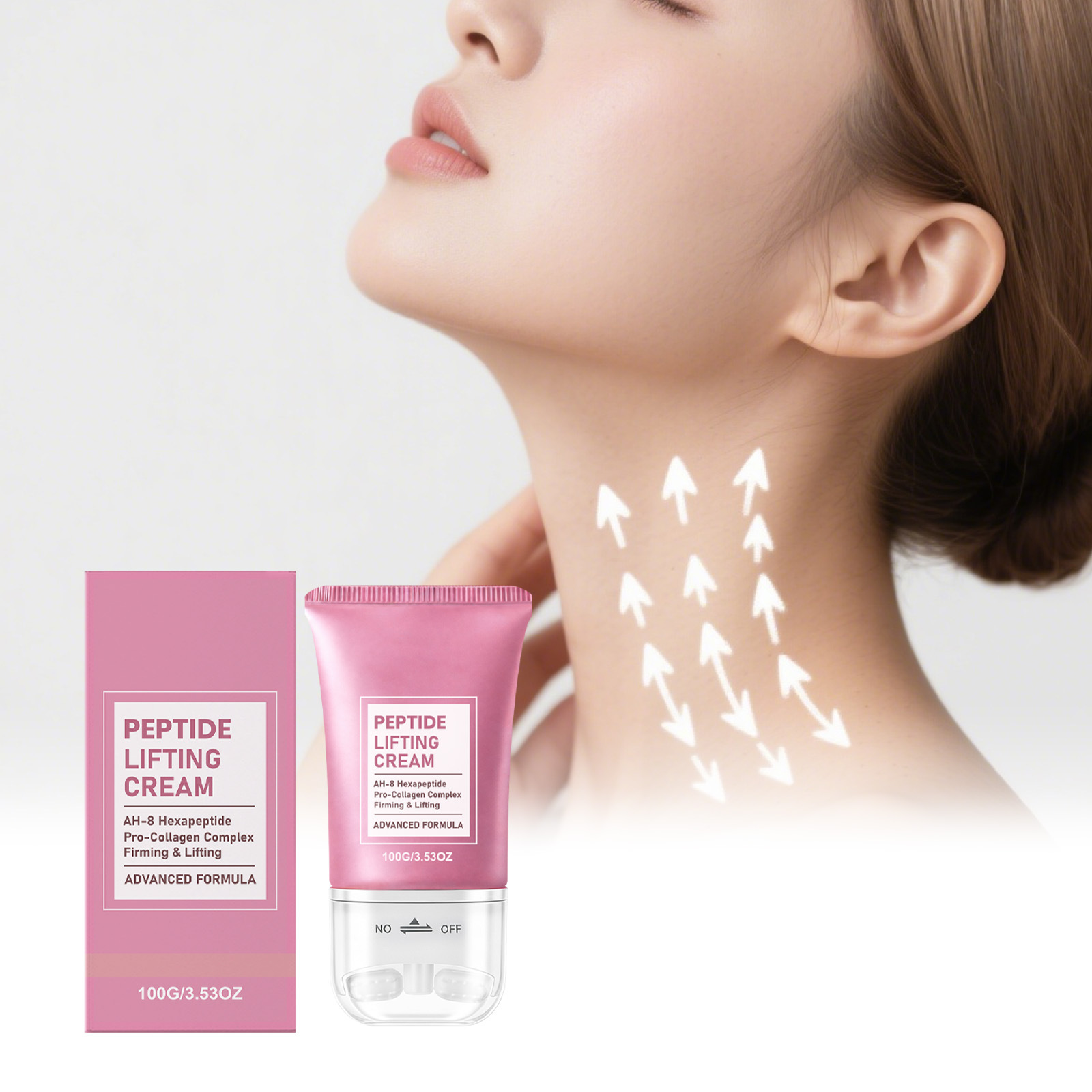 Krim Pengencang Leher Kolagen  - Peptide Neck Cream ulasan dan harga