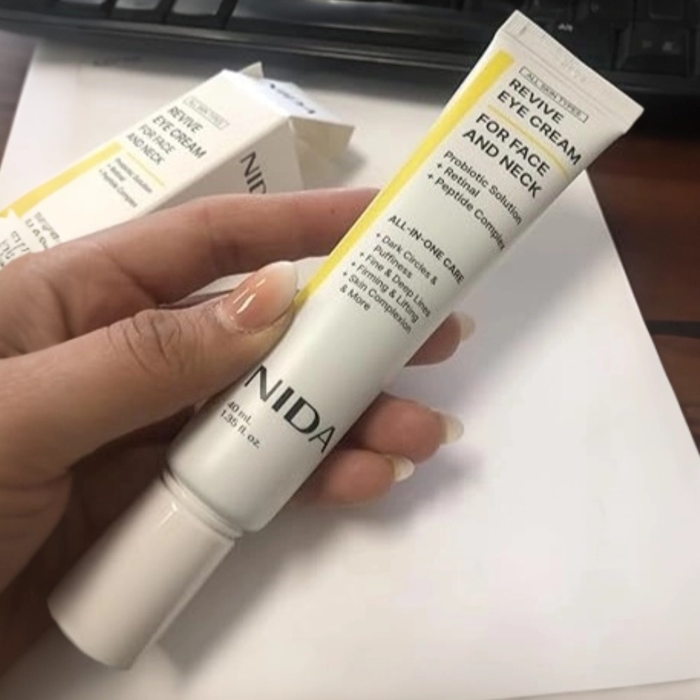 Krim Mata NIDA Revive 40ml Kor - Peptide Neck Cream ulasan dan harga