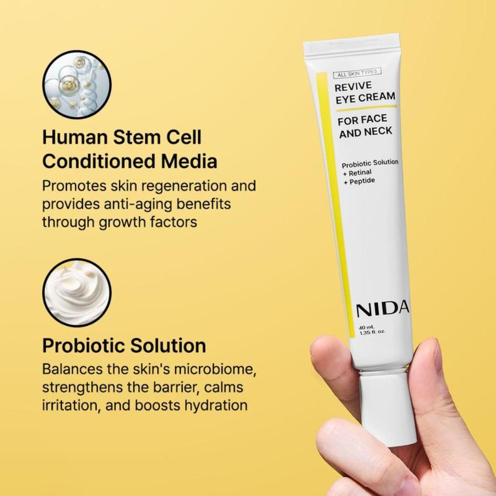 Krim Mata NIDA Revive 40ml Kor - Peptide Neck Cream ulasan dan harga