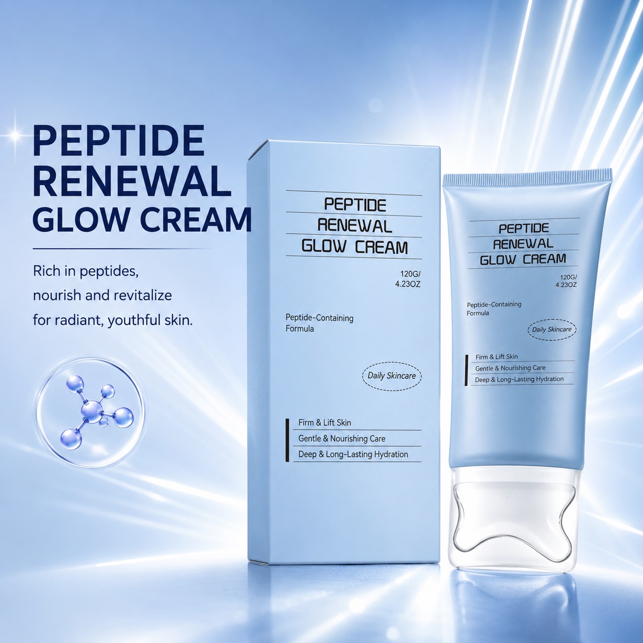 PDRN Peptide Pelembab Wajah Kr - Peptide Neck Cream ulasan dan harga