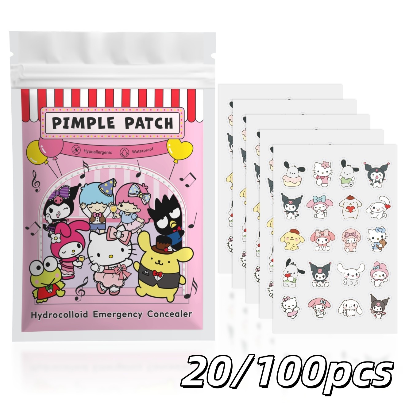 20/100 Buah Set Tambalan Jeraw - Hydrocolloid Acne Patch ulasan dan harga