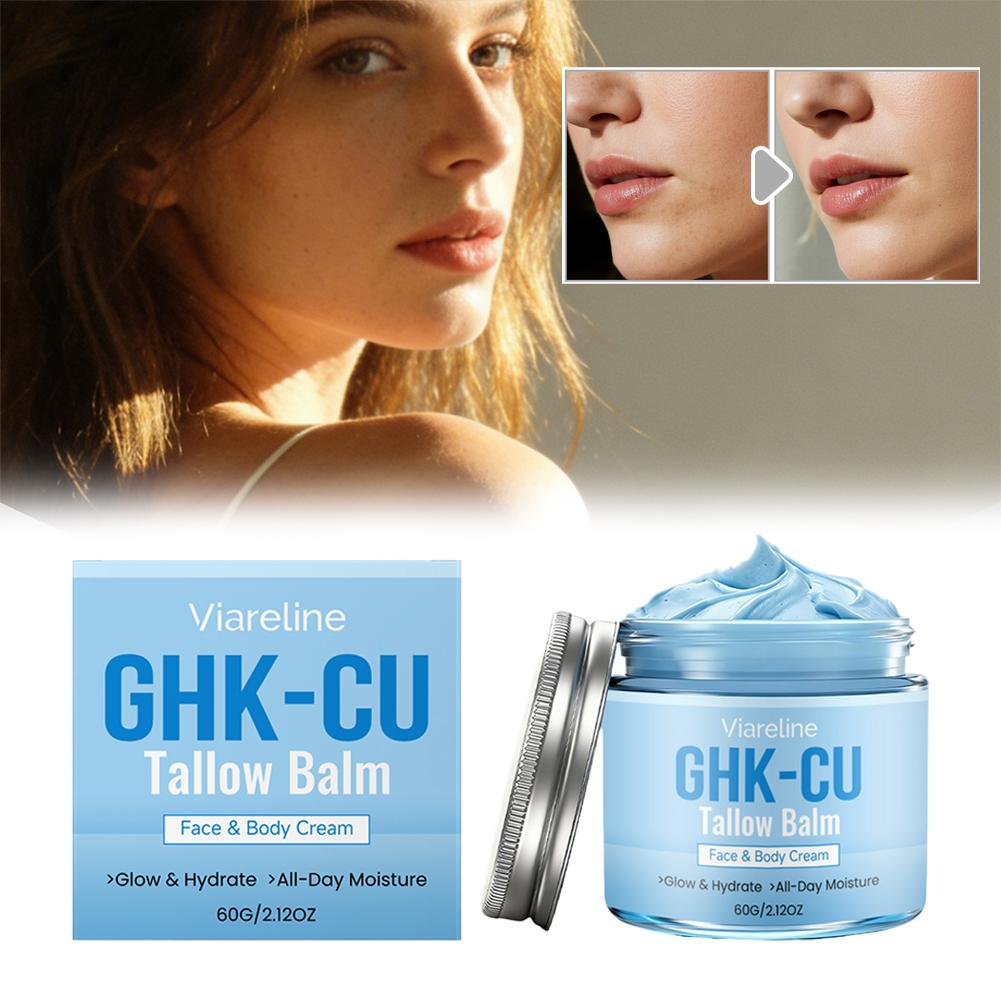 Krim Wajah Copper Peptide Blue - Peptide Neck Cream ulasan dan harga