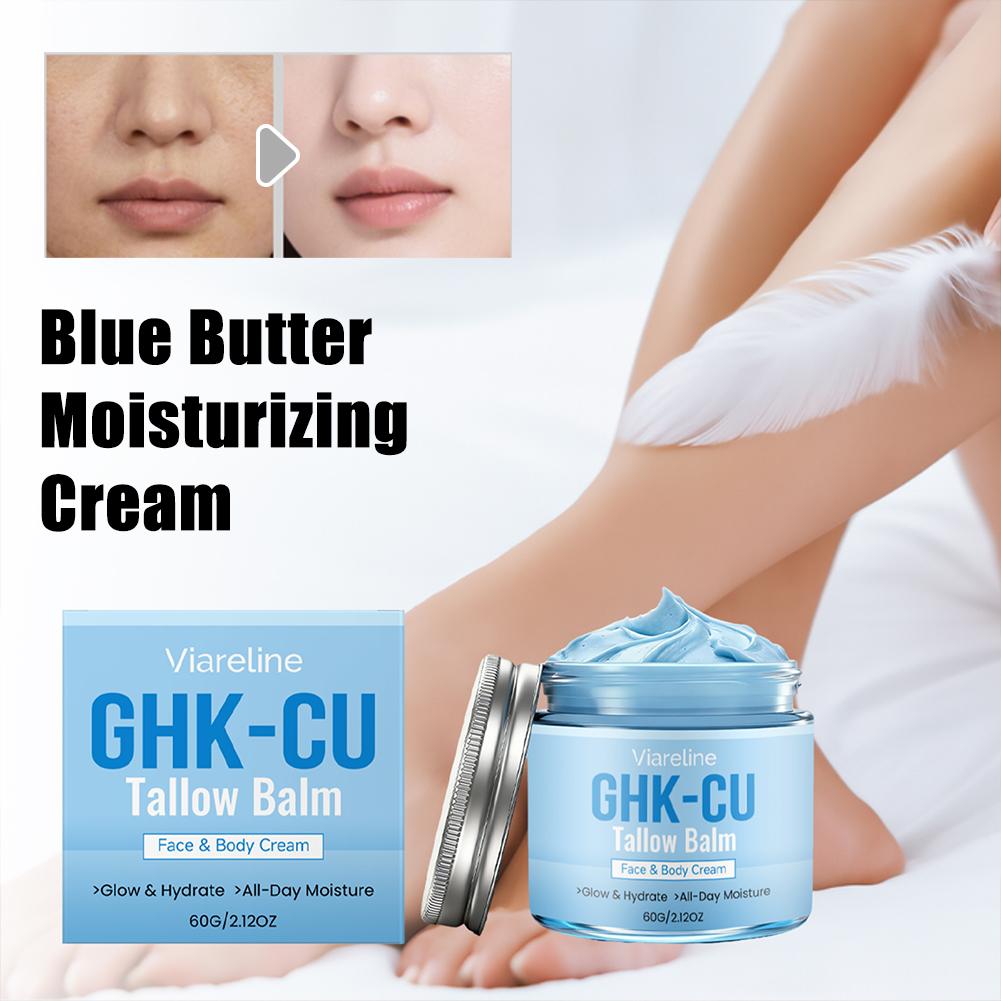 Krim Wajah Copper Peptide Blue - Peptide Neck Cream ulasan dan harga