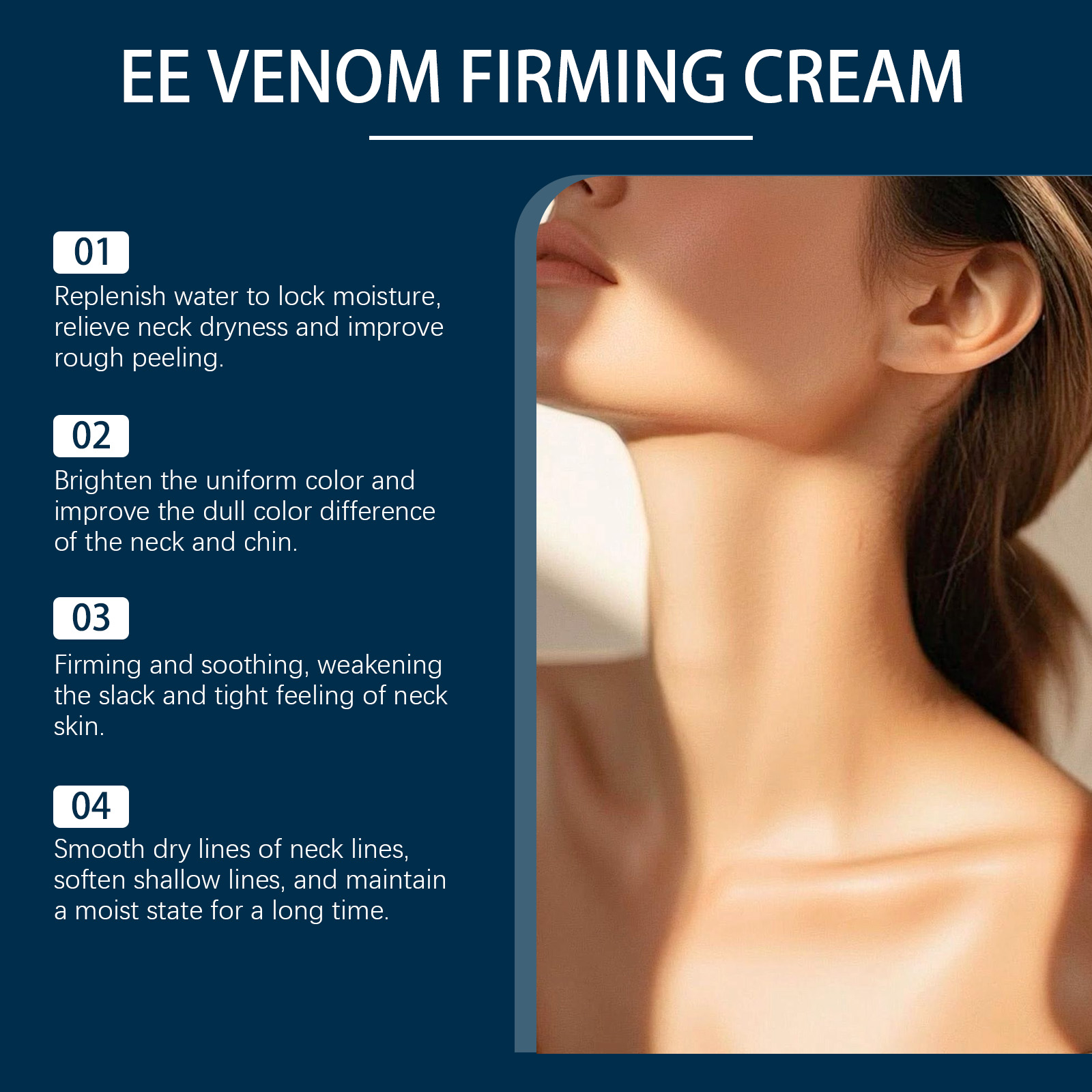 Krim Pengencang Leher Berbahan - Peptide Neck Cream ulasan dan harga
