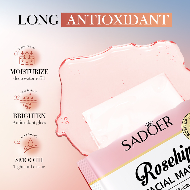 5/10 Buah Masker Wajah SADOER  - Face Oil Rosehip ulasan dan harga