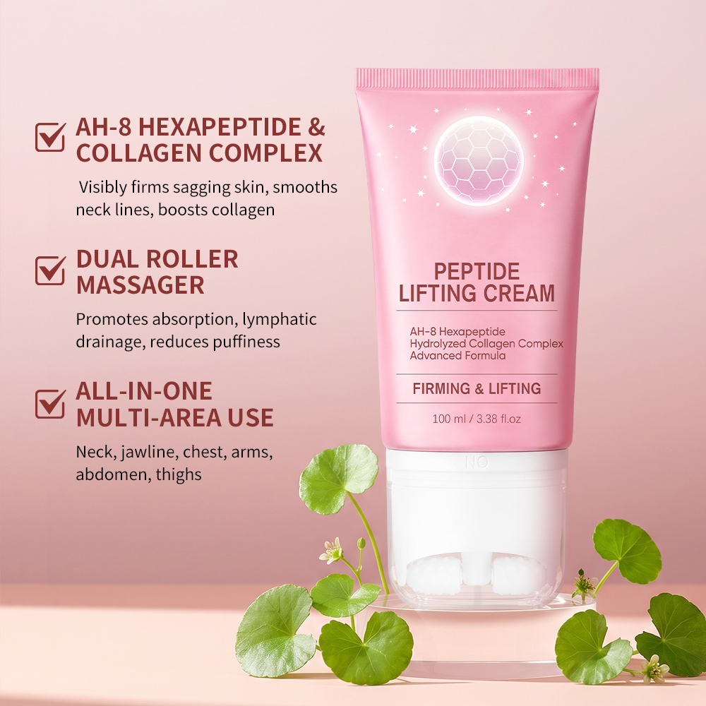 Krim Pengencang Leher dengan R - Peptide Neck Cream ulasan dan harga