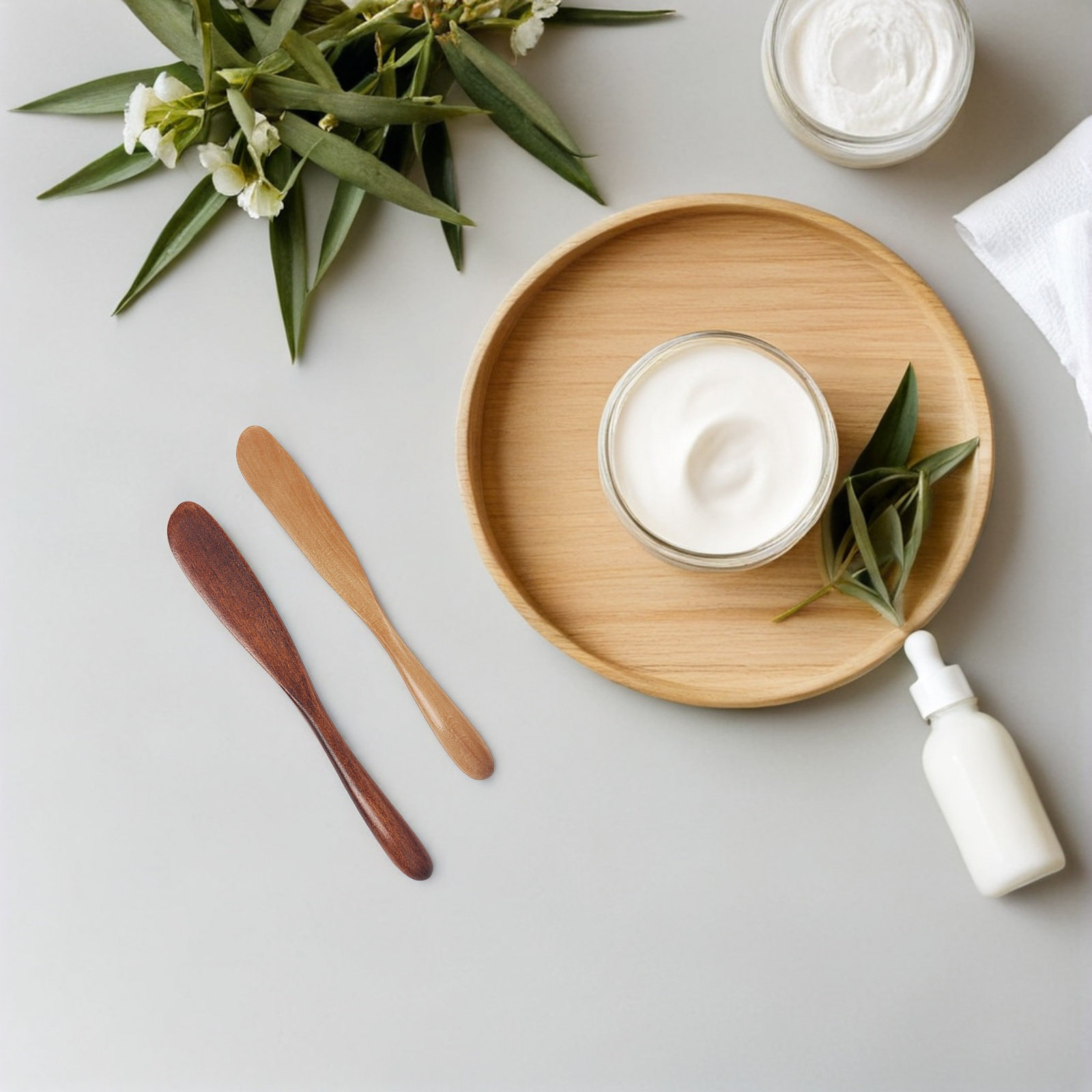 2 Buah Set Spatula Perawatan K - Skincare Natur E ulasan dan harga